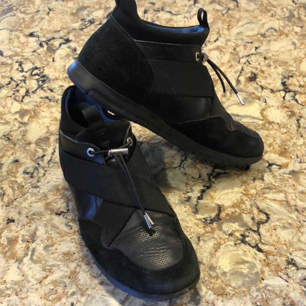 Birkenstock Ames suede/leather sneakers size 39.